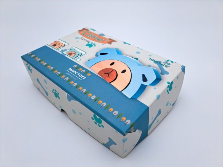Packaging for children's products — custom cardboard box by Pergament printing house