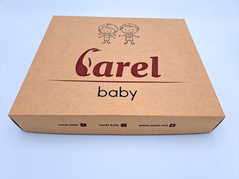 Packaging for children's products — custom cardboard box by Pergament printing house
