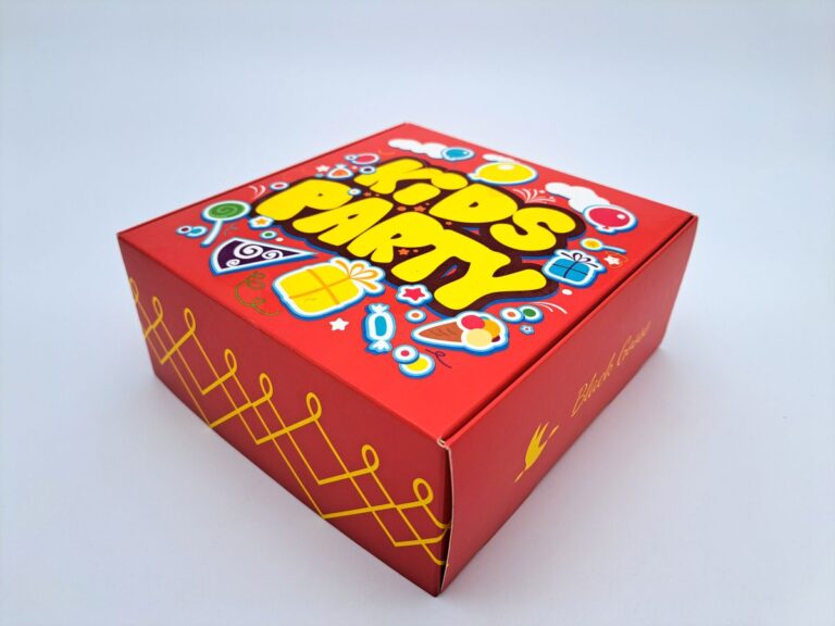 Packaging for children's products — custom cardboard box by Pergament printing house