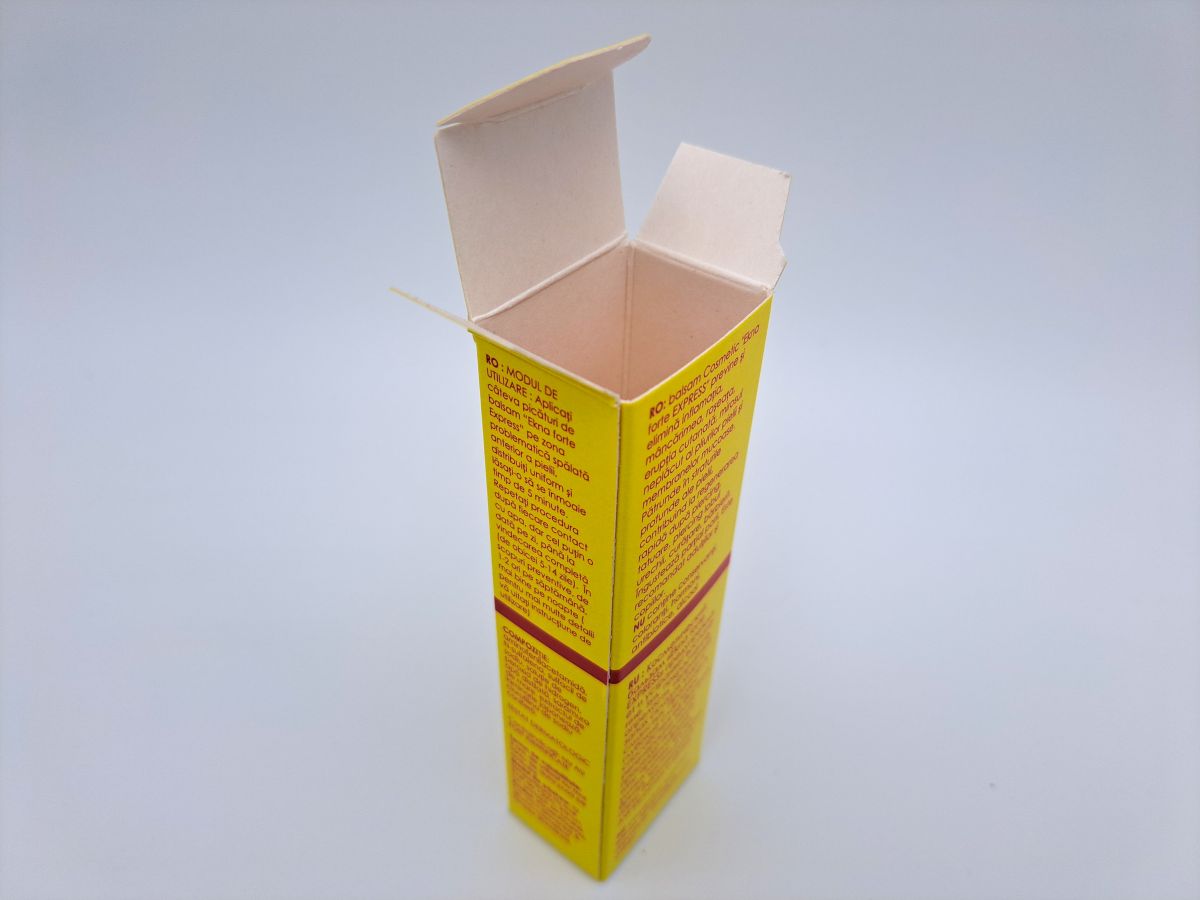 Cardboard packaging for medicines