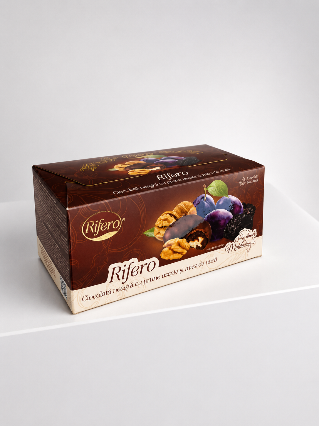 Self-assembly cardboard box for chocolates with a crash-lock bottom — Pergament
